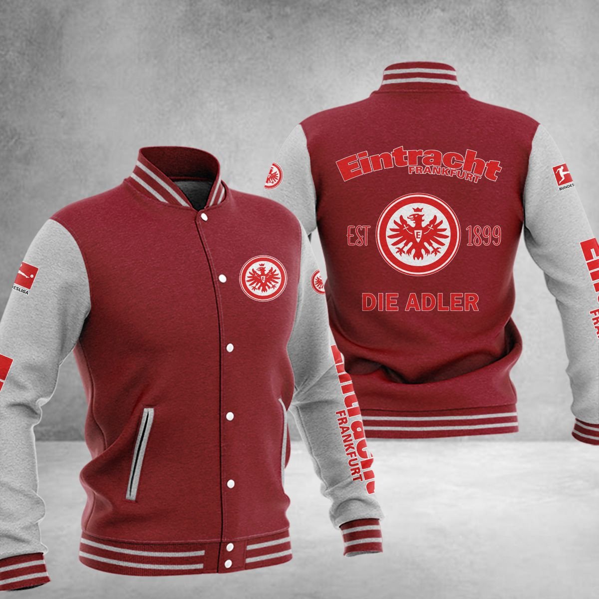 Eintracht Frankfurt College Jacke 02 – Bild 4