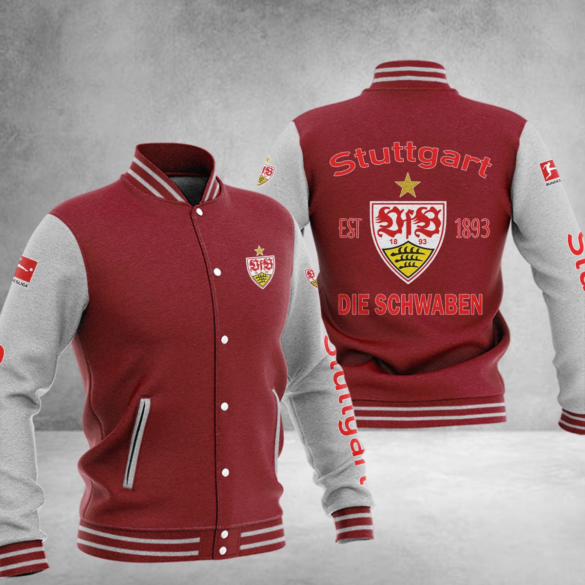 VfB Stuttgart College Jacke 01 – Bild 4