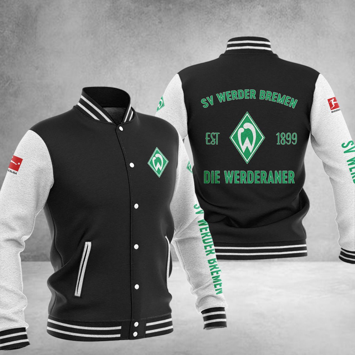 Werder Bremen College Jacke 01 – Bild 2