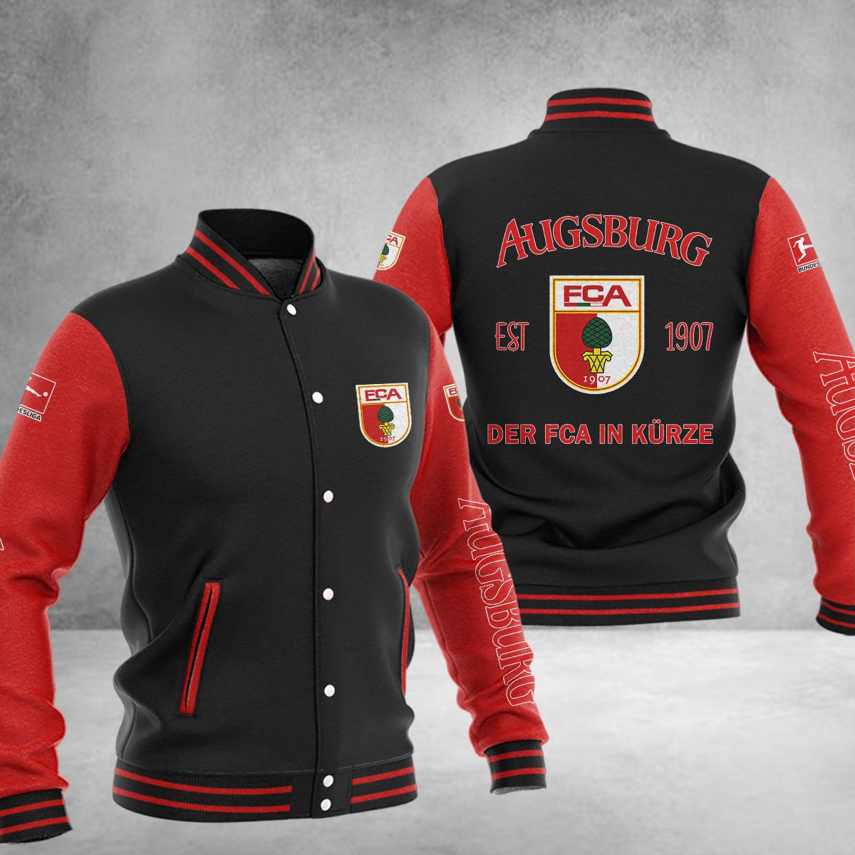 FC Augsburg College Jacke 02 – Bild 3