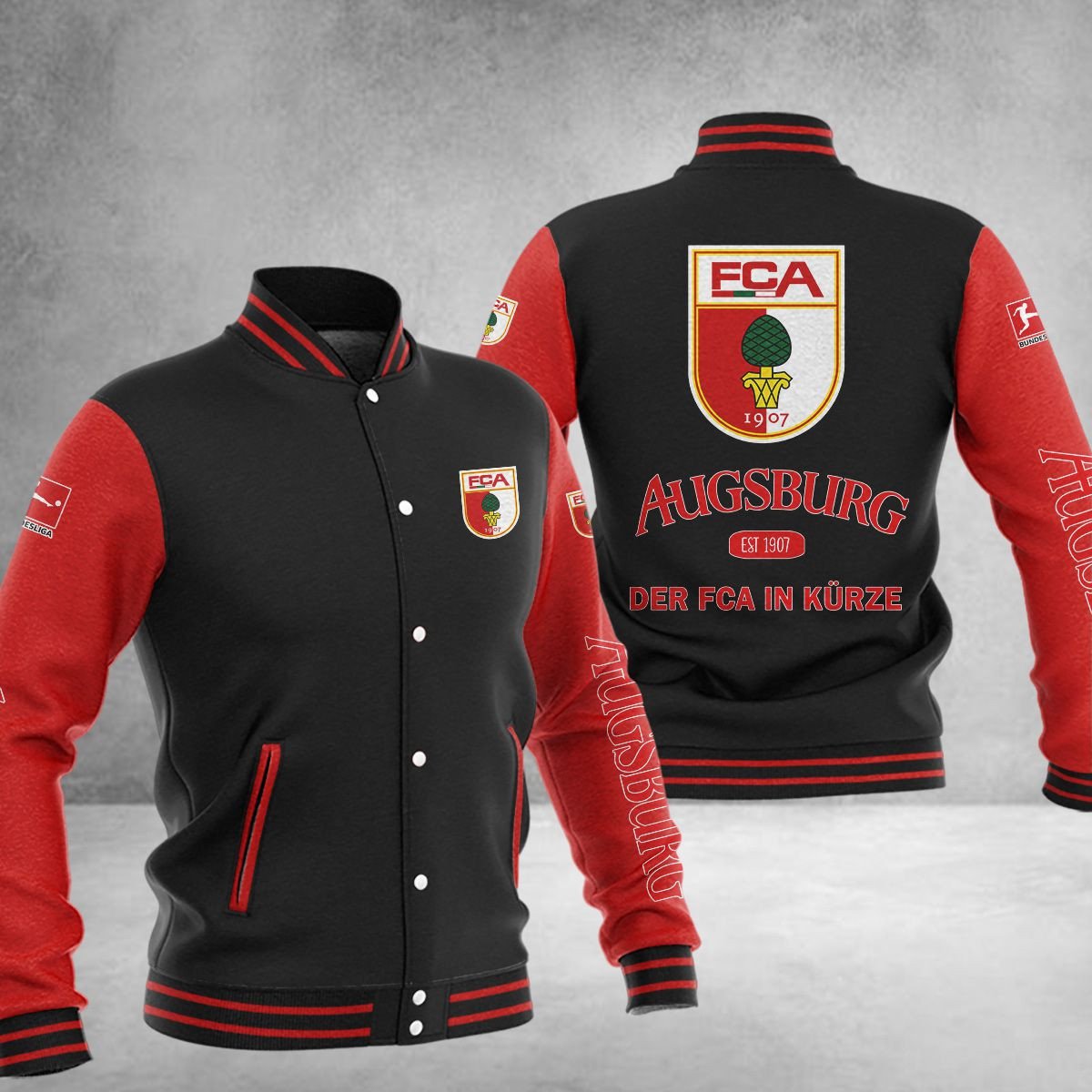 FC Augsburg College Jacke 01 – Bild 3