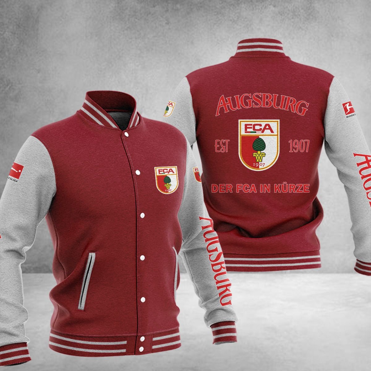 FC Augsburg College Jacke 02 – Bild 4