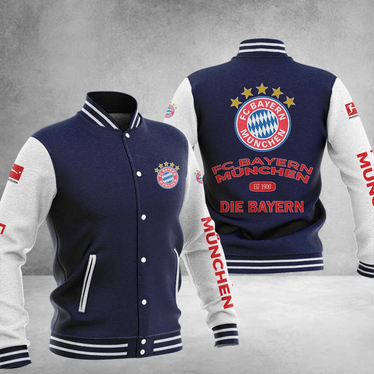 FC Bayern München College Jacke 01 – Bild 2