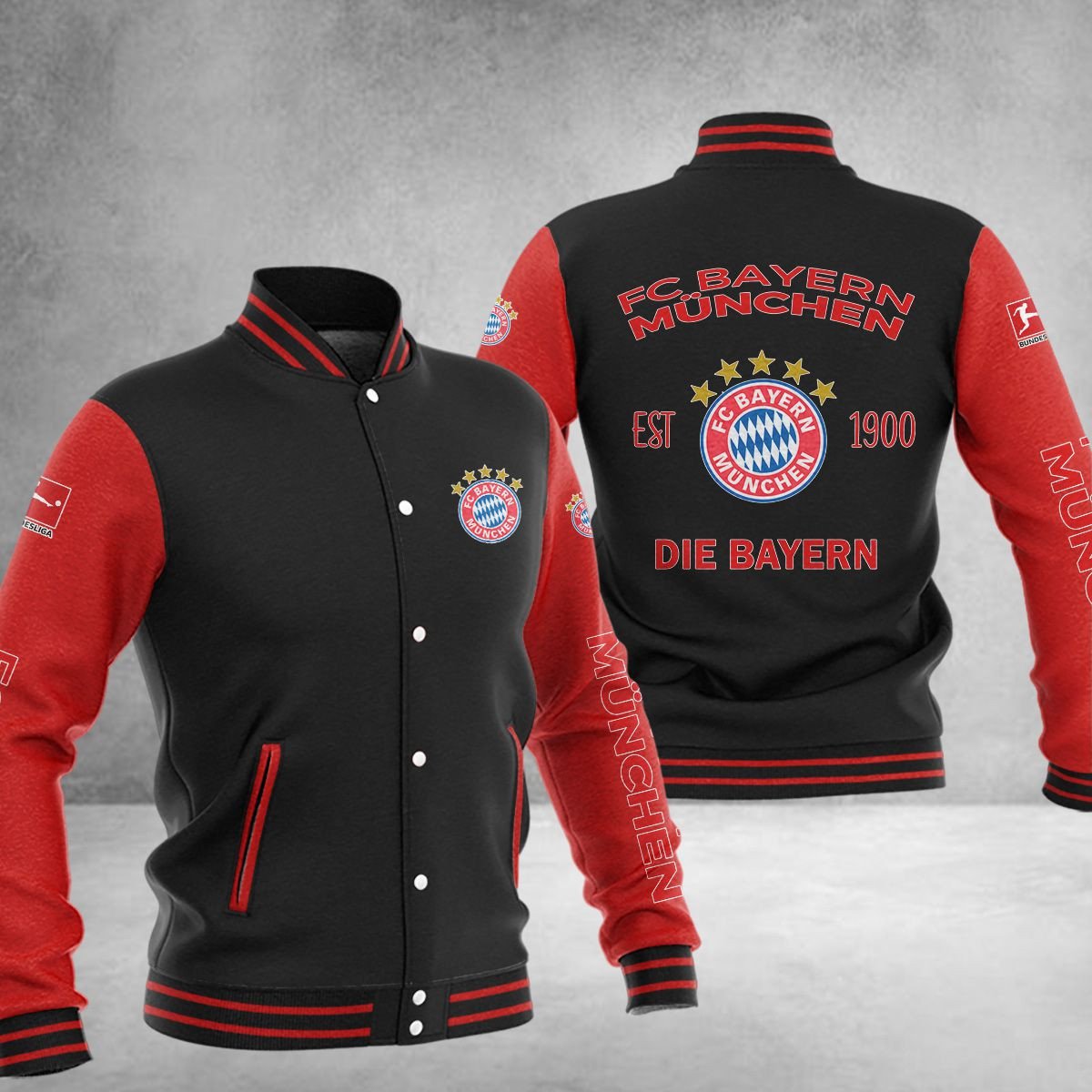 FC Bayern München College Jacke 02 – Bild 3