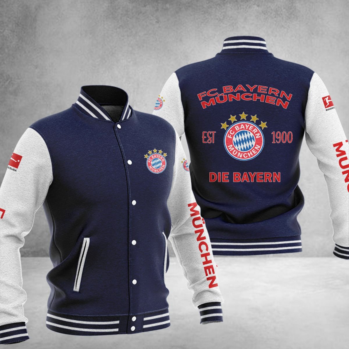 FC Bayern München College Jacke 02 – Bild 2
