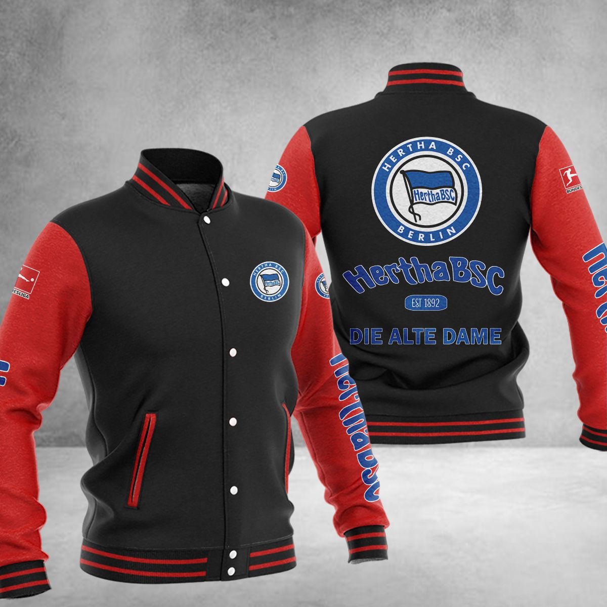 Hertha BSC College Jacke 01 – Bild 3