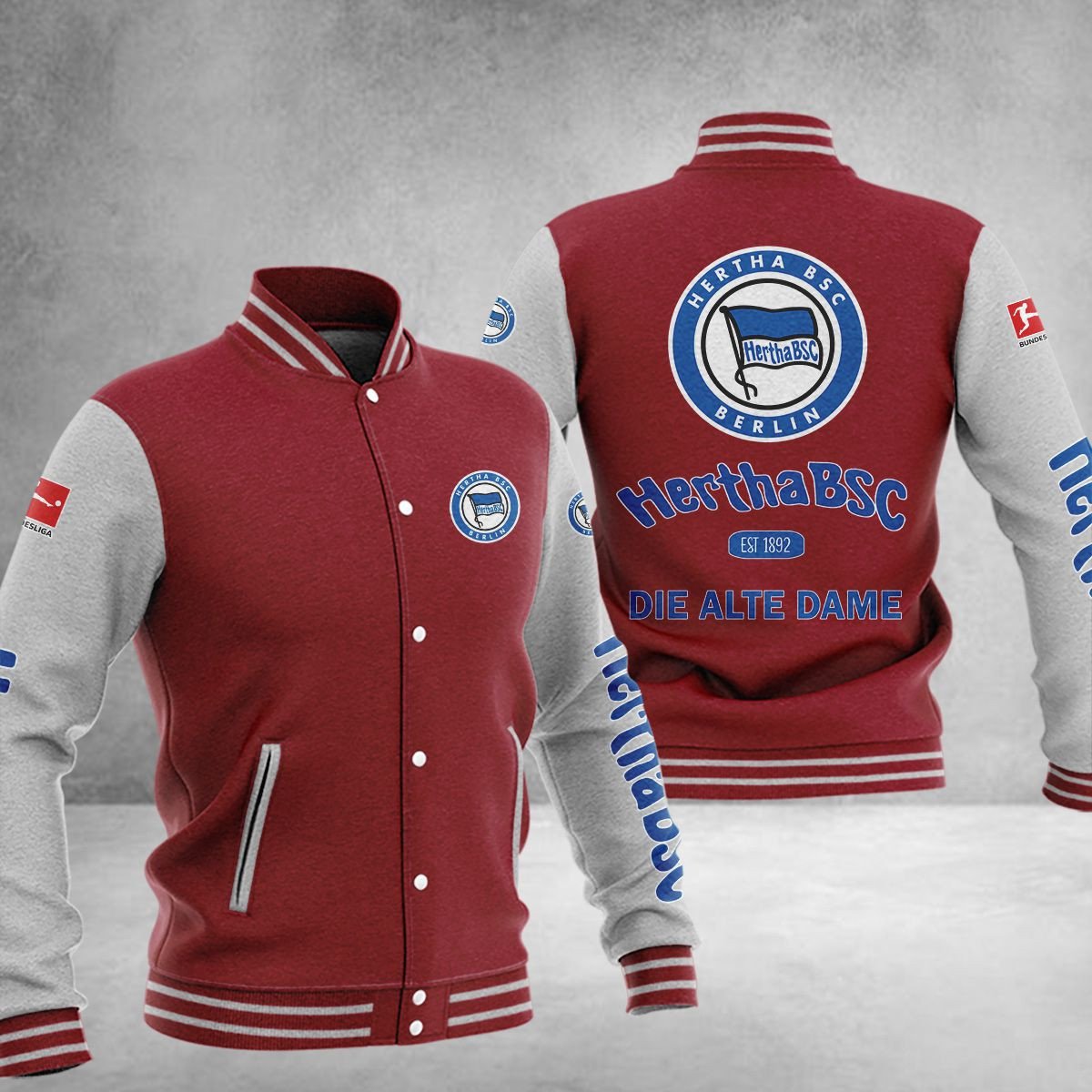 Hertha BSC College Jacke 01 – Bild 4