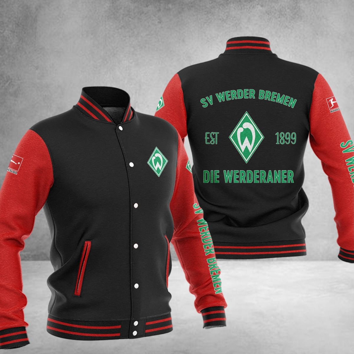 Werder Bremen College Jacke 01 – Bild 4