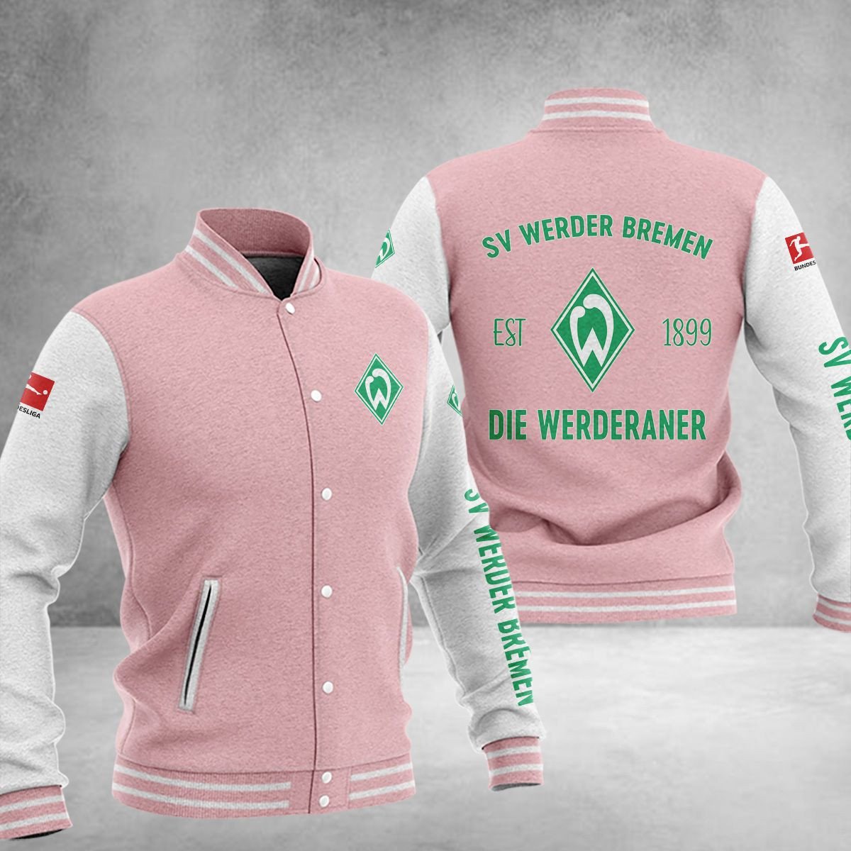 Werder Bremen College Jacke 01 – Bild 7