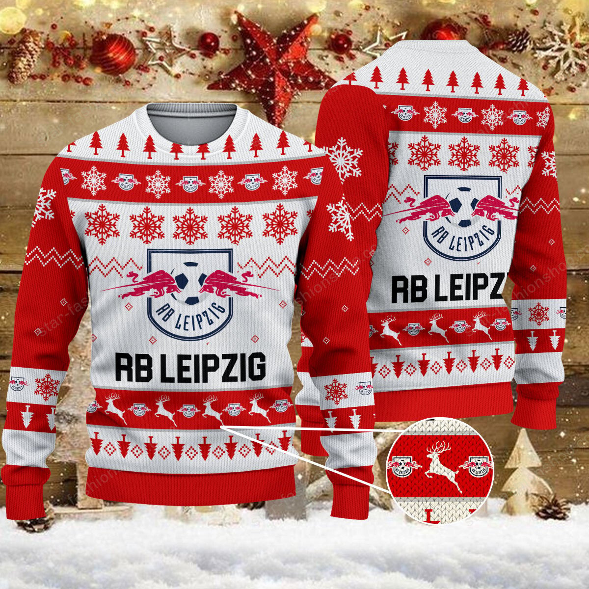 Weihnachtspullover RB Leipzig – Ugly Christmas Sweater