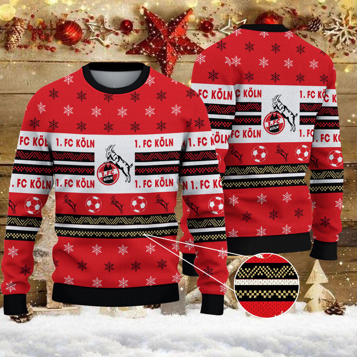 Weihnachtspullover 1. FC Köln – Ugly Christmas Sweater