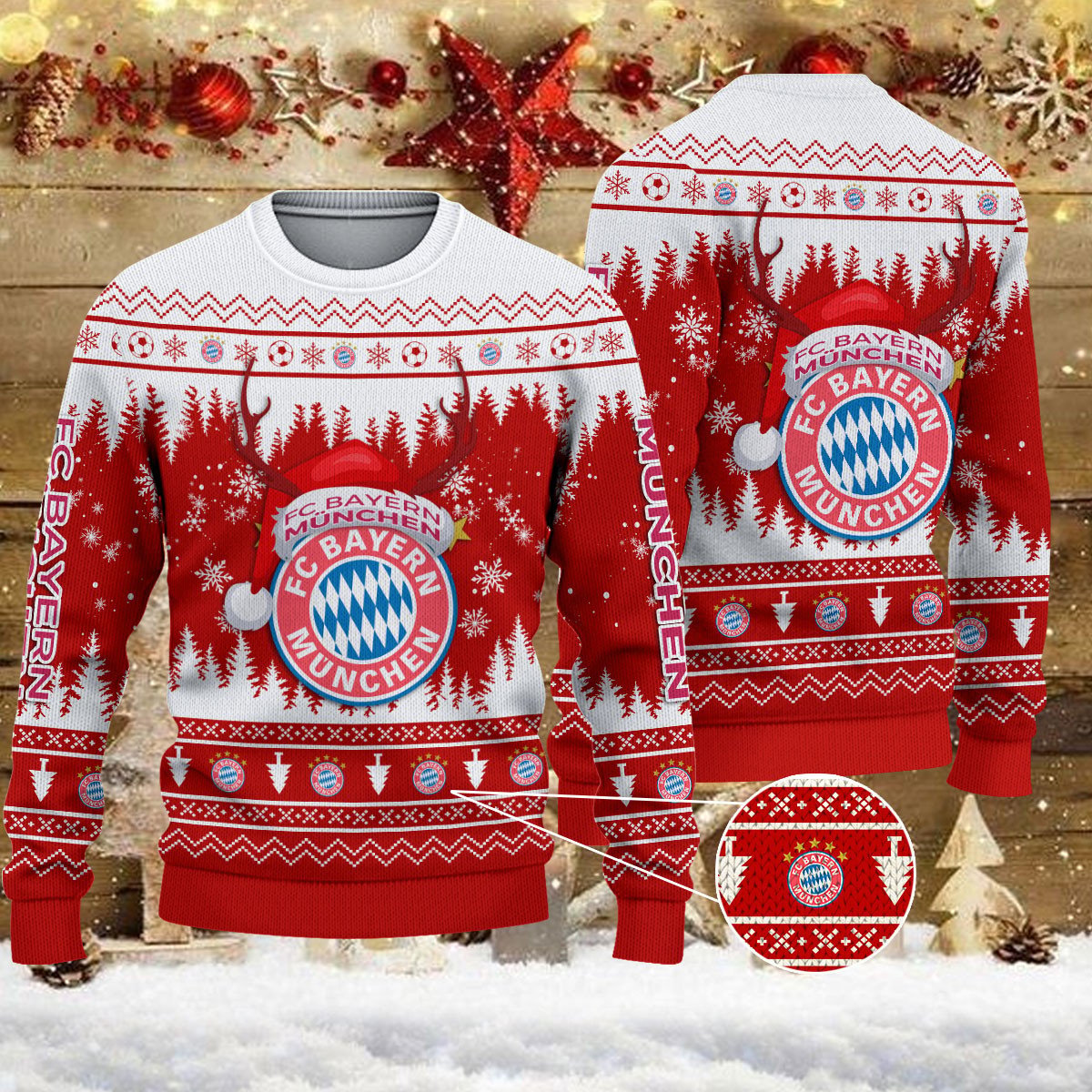 Weihnachtspullover Bayern München – Ugly Christmas Sweater