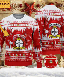 Weihnachtspullover Bayer 04 Leverkusen – Ugly Christmas Sweater