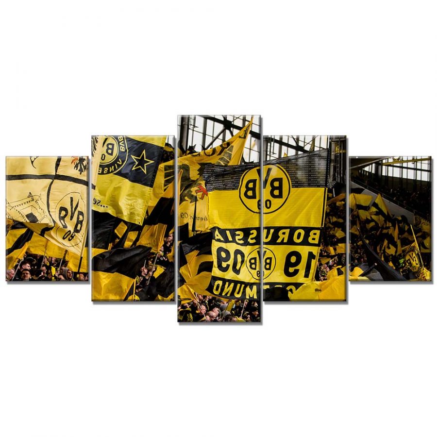 Borussia Dortmund Stadion Signal Iduna Park 04 BVB Leinwandbilder – Bild 6