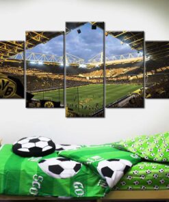 Alternative view of Borussia Dortmund Stadion Signal Iduna Park 12 BVB Leinwandbilder