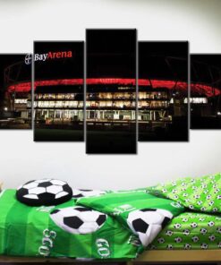 Alternative view of Bayer 04 Leverkusen BayArena Spielfeld 12 B04 Leinwandbilder