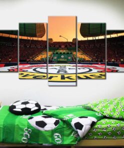 Alternative view of Bayer 04 Leverkusen BayArena Spielfeld 13 B04 Leinwandbilder