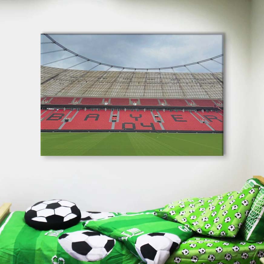 Bayer 04 Leverkusen BayArena Spielfeld 4 B04 Leinwandbilder – Bild 4