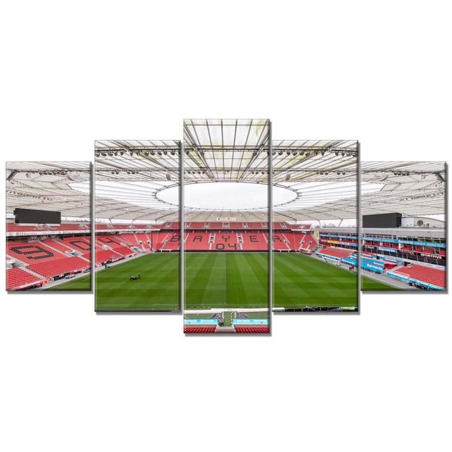 Bayer 04 Leverkusen BayArena Spielfeld 7 B04 Leinwandbilder – Bild 6