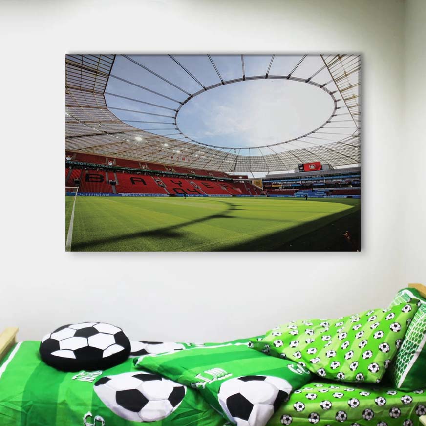 Bayer 04 Leverkusen BayArena Spielfeld 8 B04 Leinwandbilder – Bild 4