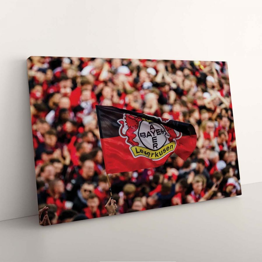 Bayer 04 Leverkusen BayArena Spielfeld und Fans B04 Leinwandbilder – Bild 7