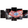 FC Bayern München Allianz Arena Spielfeld Mia san mia 15 FCB Leinwandbilder