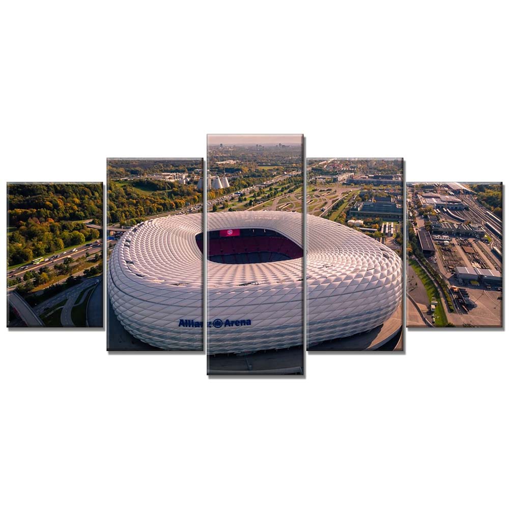 FC Bayern München Allianz Arena Spielfeld Mia san mia 19 FCB Leinwandbilder
