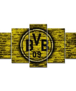 Borussia Dortmund Fußballclub Ziegelwand BVB Leinwandbilder
