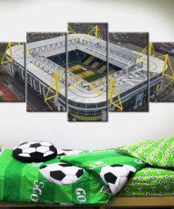 Alternative view of Borussia Dortmund Stadion Signal Iduna Park BVB Leinwandbilder