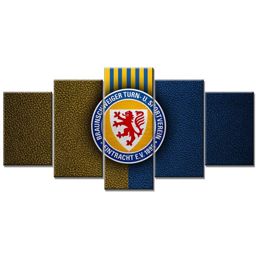 Eintracht Braunschweig Blau-Gelb 3 EBS Leinwandbilder – Bild 6