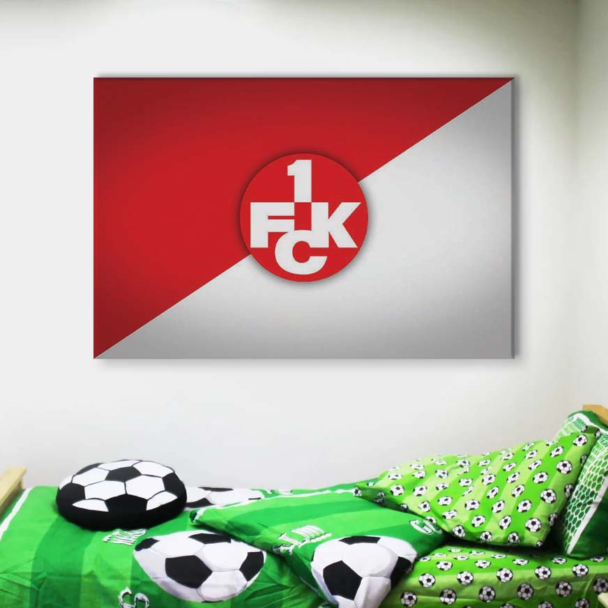1. FC Kaiserslautern 1FCK Rot-Weiß Leinwandbilder – Bild 4