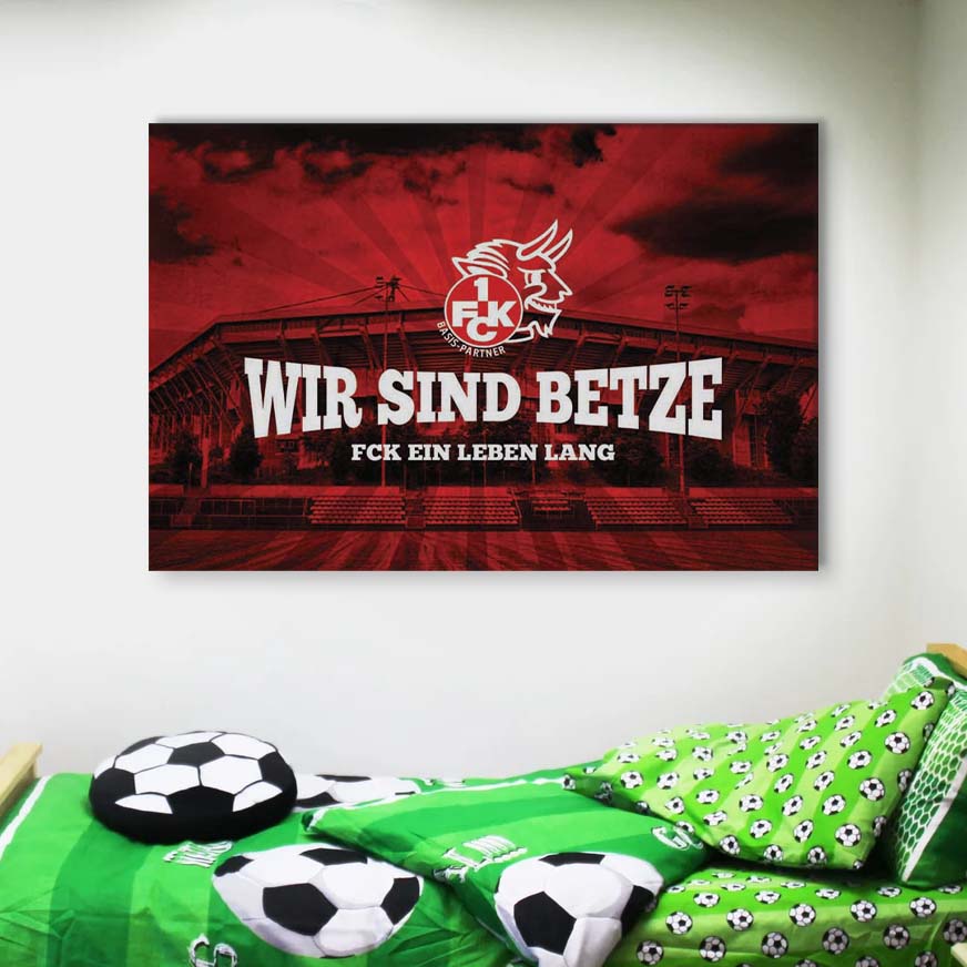 1. FC Kaiserslautern 1FCK Wir sind Betze Leinwandbilder – Bild 4
