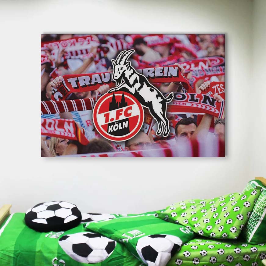 1. FC Köln Fans Sport KOE Leinwandbilder – Bild 4
