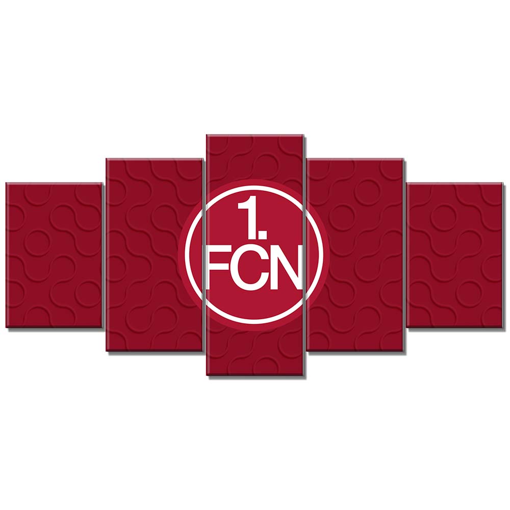 1. FC Nürnberg Roter Hintergrund FCN Leinwandbilder
