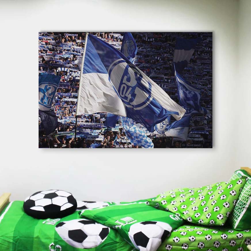 FC Schalke 04 Fans 03 S04 Leinwandbilder – Bild 4