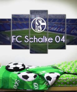 Alternative view of FC Schalke 04 Fans 04 S04 Leinwandbilder