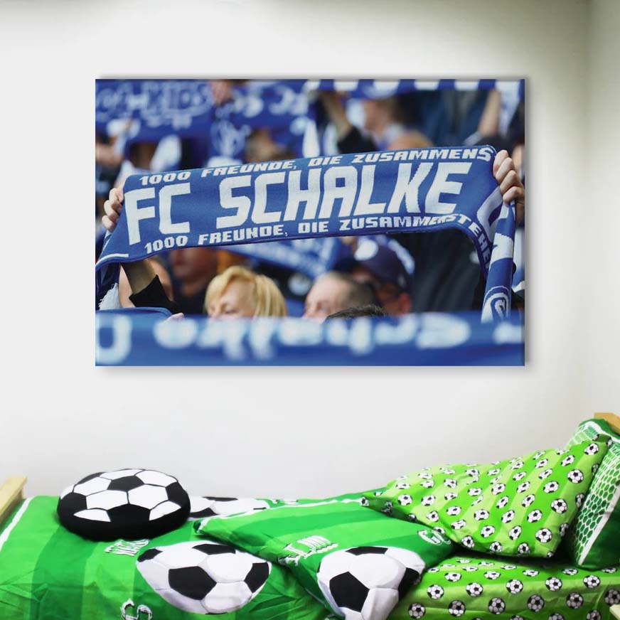 FC Schalke 04 Fans 07 S04 Leinwandbilder – Bild 4