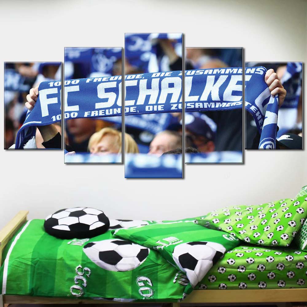 FC Schalke 04 Fans 07 S04 Leinwandbilder – Bild 2