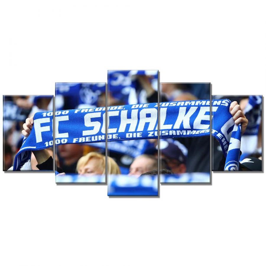 FC Schalke 04 Fans 07 S04 Leinwandbilder – Bild 6