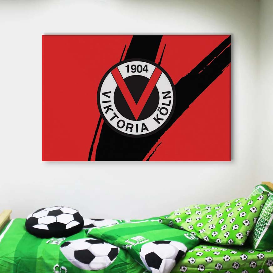 FC Viktoria Köln Roter Hintergrund 01 Leinwandbilder – Bild 4