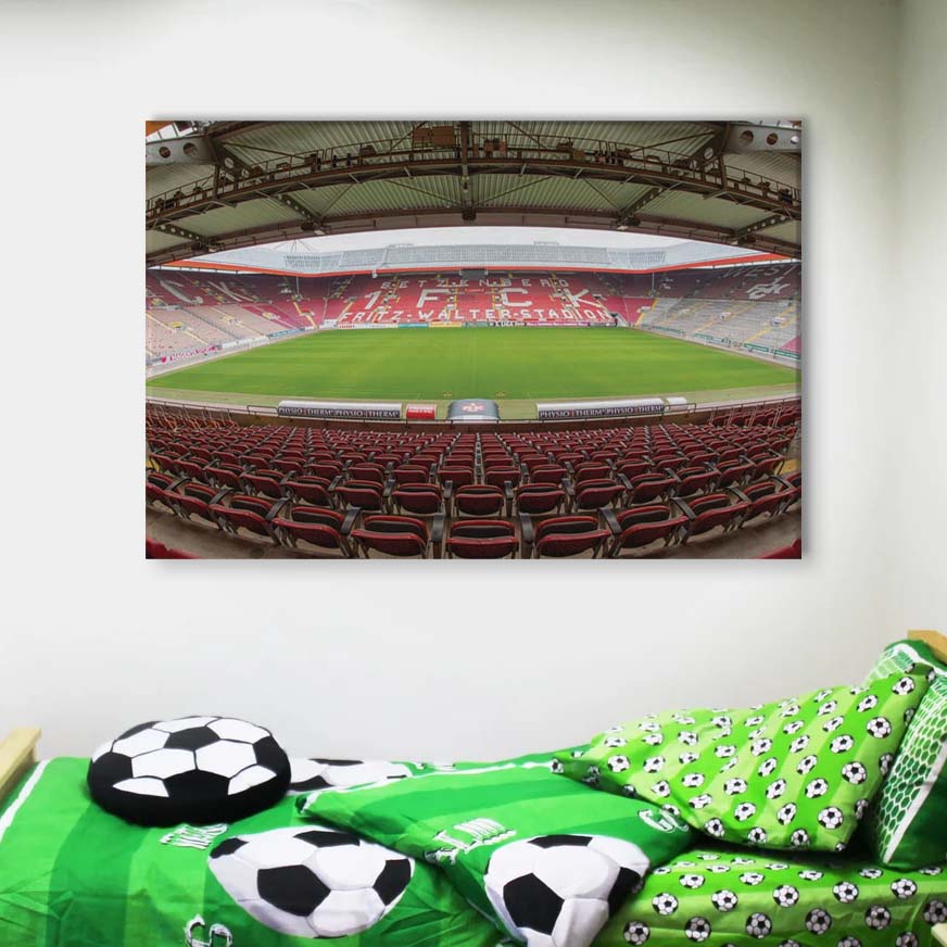 Fritz-Walter-Stadion 1. FC Kaiserslautern 1FCK 02 Leinwandbilder – Bild 4