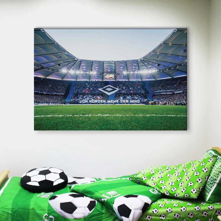 Hamburger SV HSV Volksparkstadion 05 HSV Leinwandbilder – Bild 4
