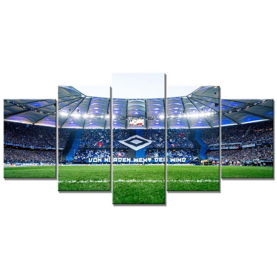 Hamburger SV HSV Volksparkstadion 05 HSV Leinwandbilder – Bild 6