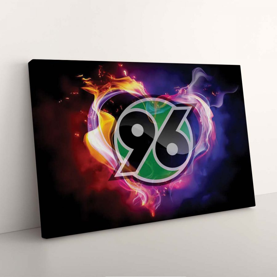 Hannover 96 Feuer-Stil Leinwandbilder – Bild 7