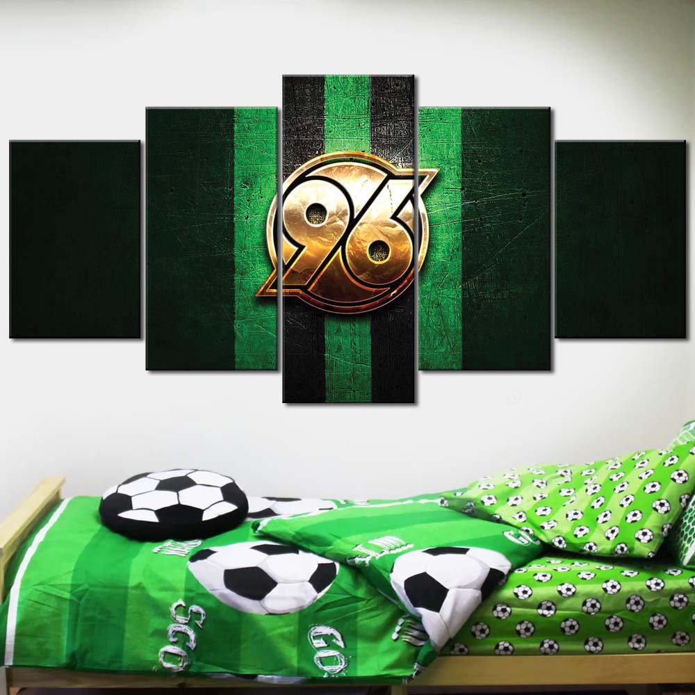 Hannover 96 Grünes Metall Leinwandbilder – Bild 2