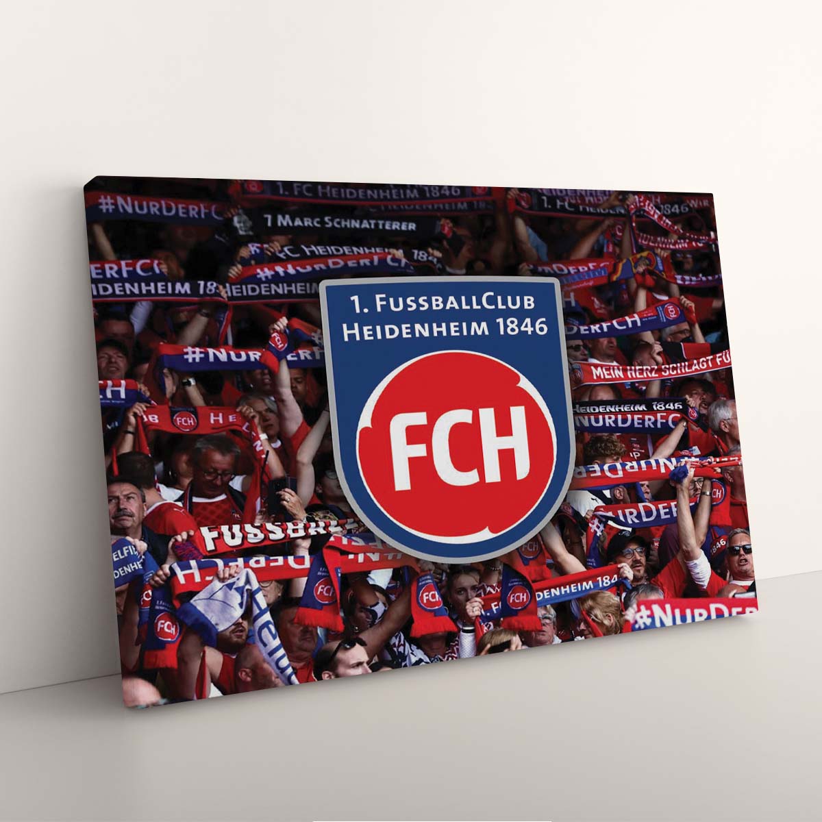 1. FC Heidenheim 1846 Fans FCH Leinwandbilder – Bild 3