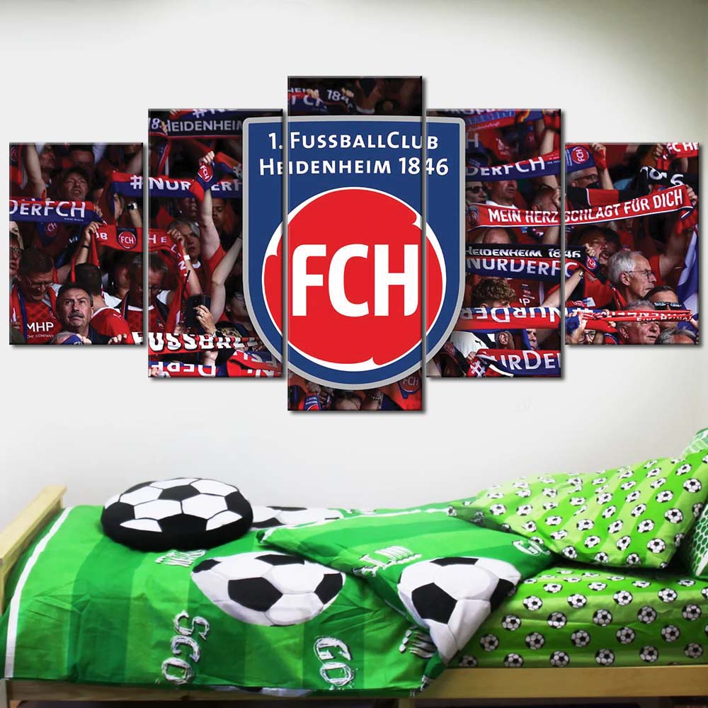 1. FC Heidenheim 1846 Fans FCH Leinwandbilder – Bild 2