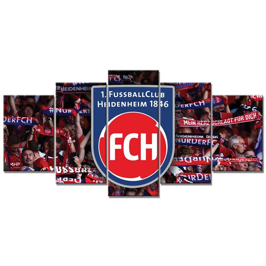 1. FC Heidenheim 1846 Fans FCH Leinwandbilder – Bild 6