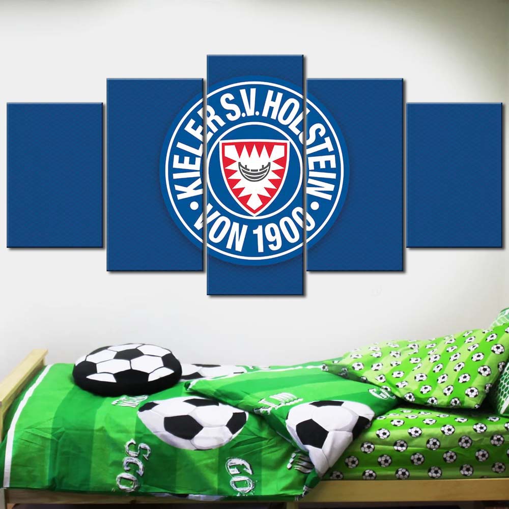 Holstein Kiel FC Kieler SV Holstein 1900 Blauer Hintergrund 11 Leinwandbilder – Bild 2