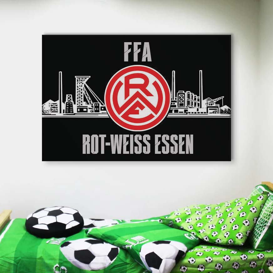 Rot-Weiss Essen 07 RWE Leinwandbilder – Bild 4
